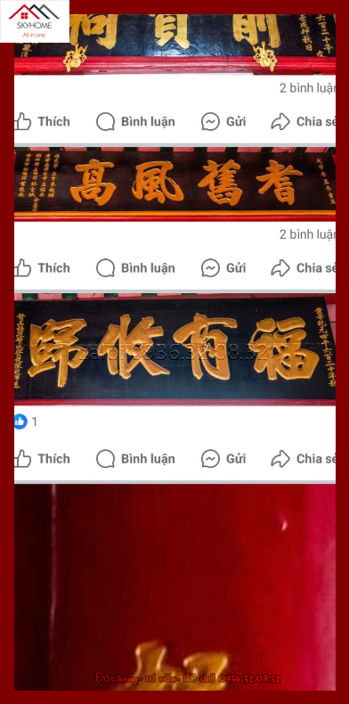 Hoành phi thờ chữ 